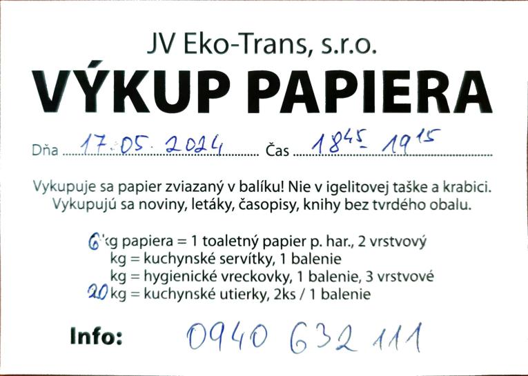Výkup papiera